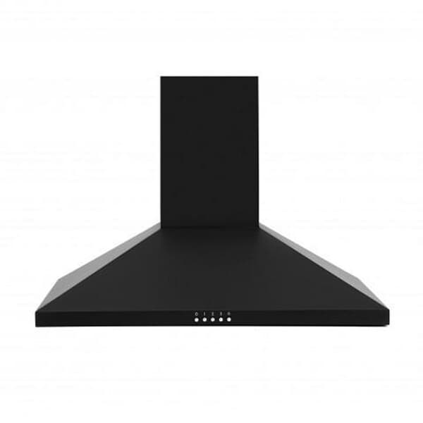 MONTPELLIER MH700BK BLACK 70CM A RATED CHIMNEY HOOD