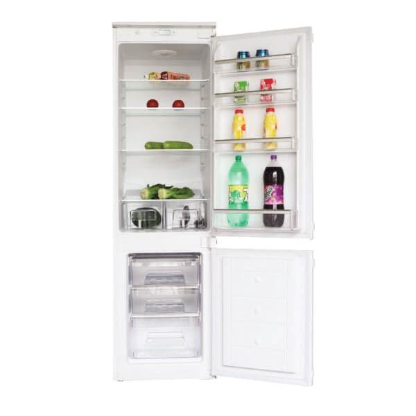 MONTPELLIER MIFF702 70/30 STATIC INTEGRATED FRIDGE FREEZER WITH TWIN THERMOSTATS