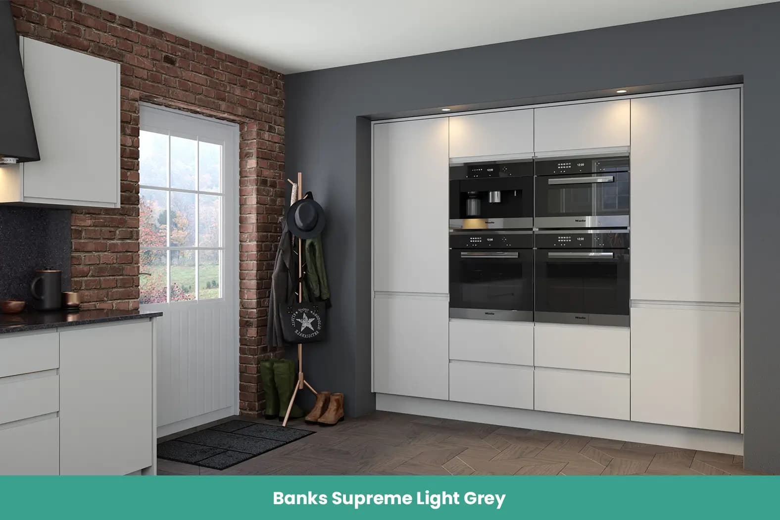 Banks Supreme Light Grey Kitchen