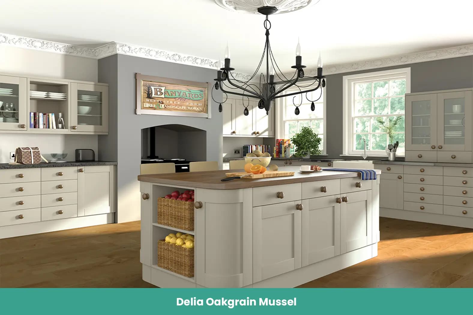 Delia Oakgrain Mussel Kitchen