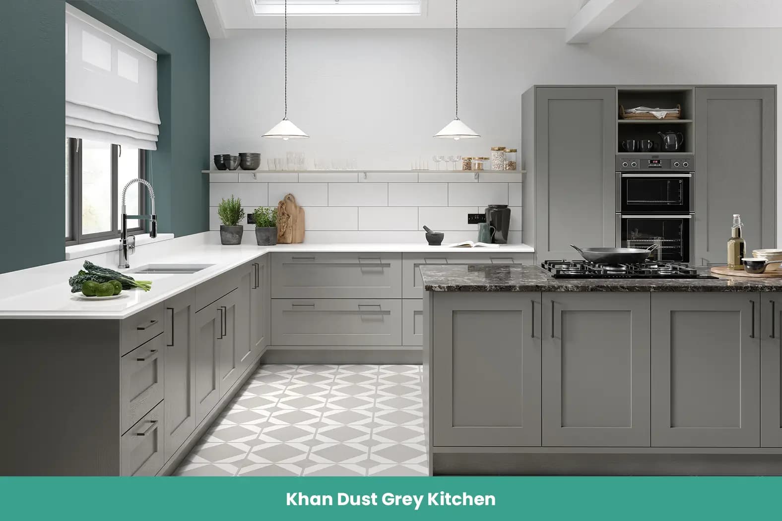 Khan Dust Grey Kitchen