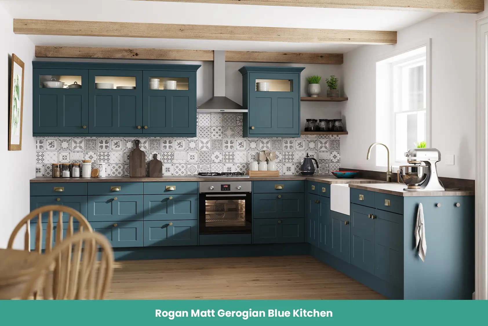 Rogan Matt Gerogian Blue Kitchen